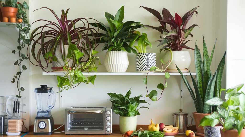 air purifying kitchen plants