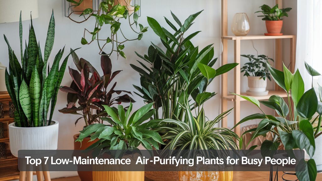 easy care air purifying plants