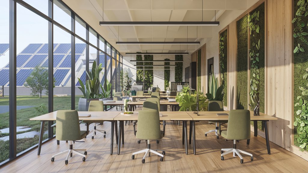 eco friendly workspace on budget