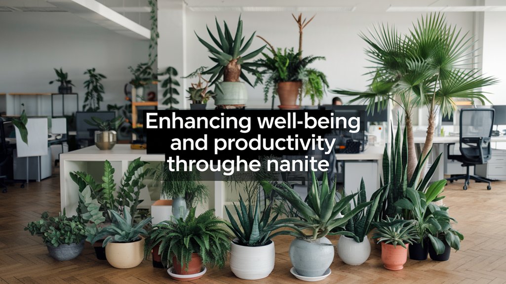plants enhance office wellbeing