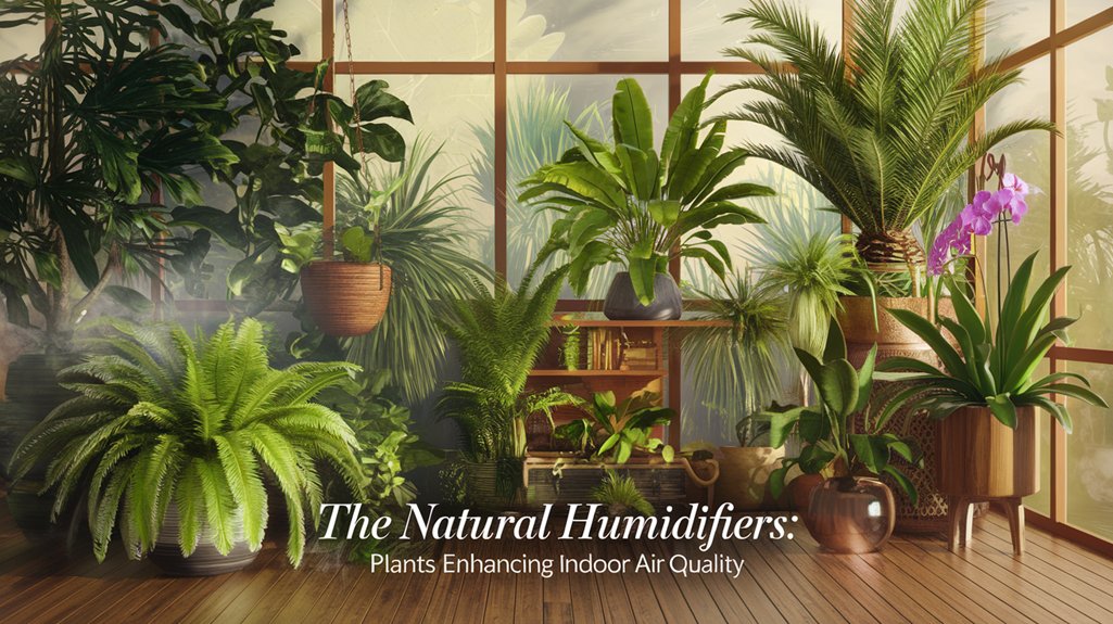 plants improve indoor humidity